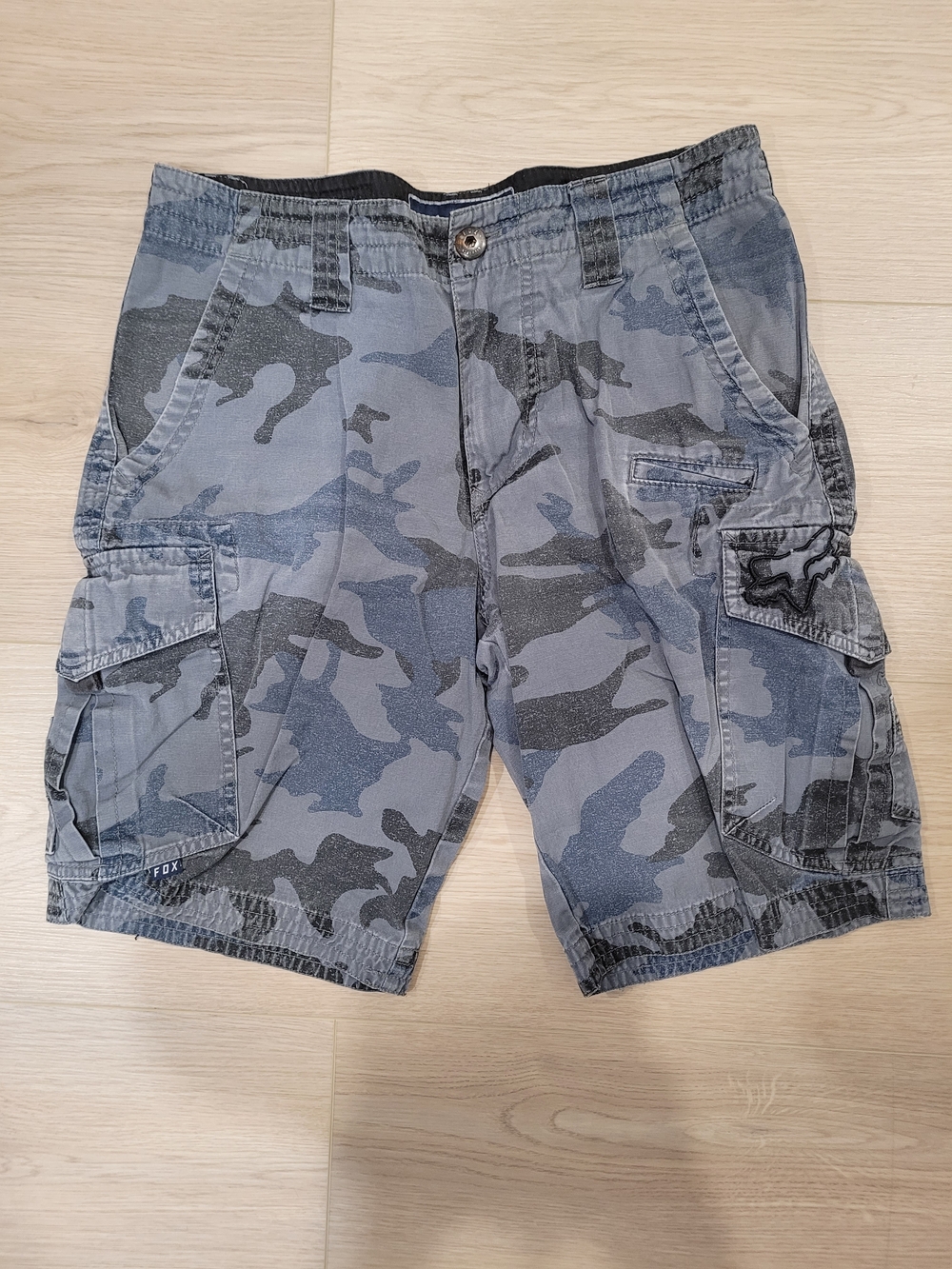 Fox Men's Gray Camo Cargo Shorts